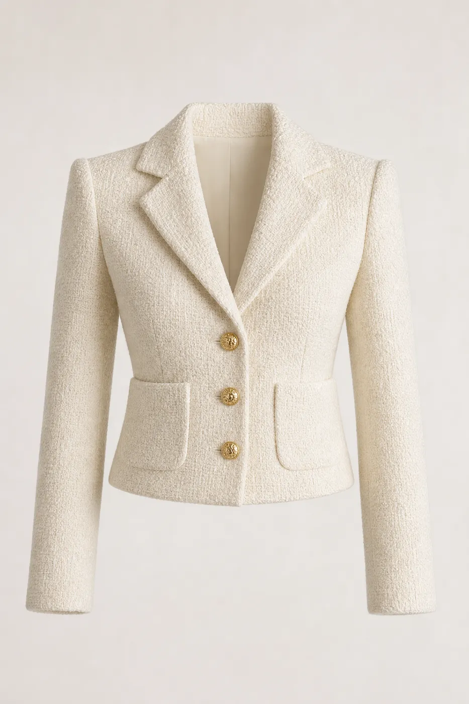 Collection Structured Bouclé Wool Blazer No.02