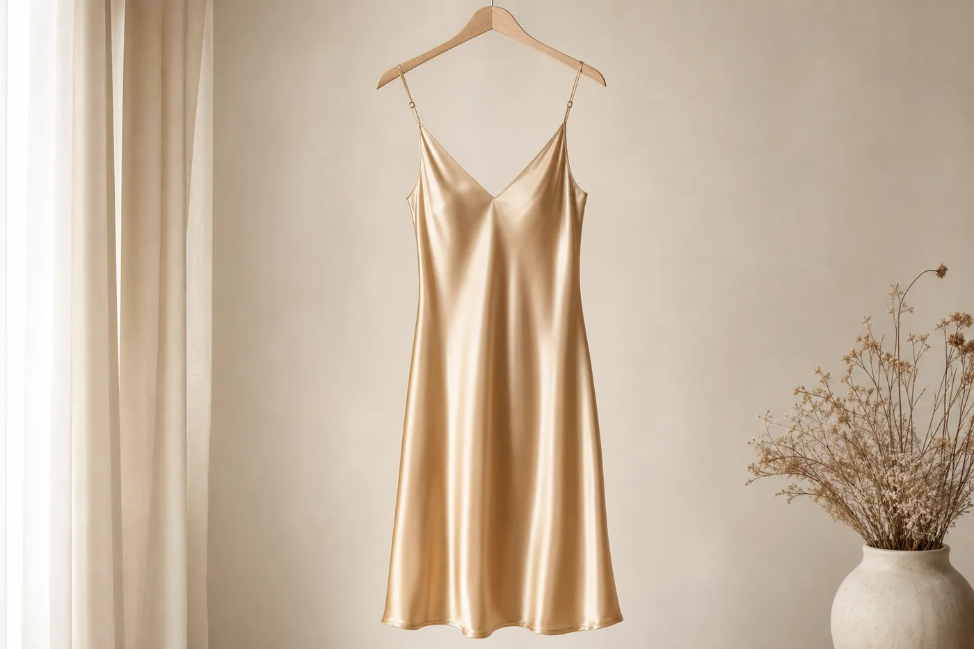 Collection Midi Satin Dress No.24
